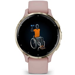 Умные часы Garmin VENU 3S, розовый с золотистым безелем (010-02785-03) - фото 4