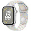 Apple Watch Series 10 42mm GPS Aluminum Case with Nike Band, Silver/Pure Platinum (MYJM3LW/A) - фото 4