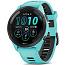 Умные часы Garmin Forerunner 265, с черным безелем и силиконовым бирюзовым ремешком (010-02810-12) - фото 9
