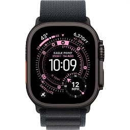 Apple Watch Ultra 3 (2025) 49mm Black Titanium Case with Black Alpine Loop L, MF0X4LW/A - фото 2