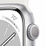Apple Watch Series 8 GPS 45mm Aluminum Case with Sport Band M/L (Серебристый) MP6Q3 - фото 11