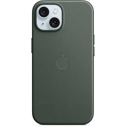 Чехол-накладка iPhone 15 FineWoven Case with MagSafe - Evergreen (MT3J3) - фото 1