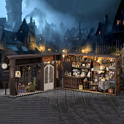 Румбокс  с подсветкой и куполом от пыли "Волшебное кафе" - фото 5