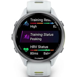 Умные часы Garmin Forerunner 970 Titanium Whitestone/Translucent Amp Yellow (010-02969-11) - фото 4