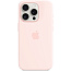 Чехол-накладка iPhone 15 Pro Silicone Case with MagSafe - Light Pink (MT1F3) - фото 9
