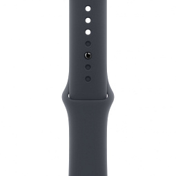 Apple Watch SE 3 2025 44mm Aluminium Case with Sport Band S/M, Midnight/Midnight, MEHN4 - фото 3