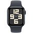 Apple Watch SE 2024 GPS 44mm Aluminium Case with Sport Band M/L, Midnight (Тёмная ночь), MXEK3 - фото 5