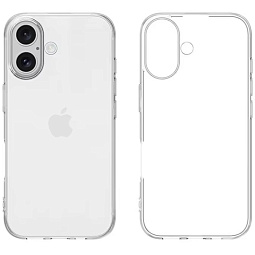 Чехол силиконовый для iPhone 16 Plus прозрачный - фото 5