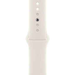 Apple Watch Series 11 42mm GPS Aluminum Case with Sport Band S/M, Silver/Starlight, MEW34 - фото 3