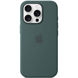 Чехол-накладка iPhone 16 Pro Silicone Case with MagSafe - Lake Green (MYYR3) - фото 3