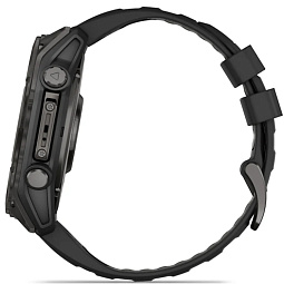 Умные часы Garmin Fenix 8 51mm AMOLED, серый, черный силиконовый ремешок (010-02905-00) - фото 10