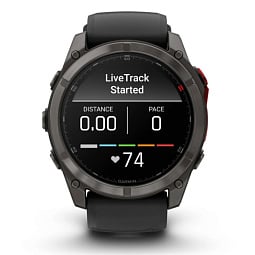 Умные часы Garmin Fenix 8 Pro 51mm MicroLED Sapphire Carbon Gray DLC with Black/Pebble Gray Silicone Band (010-03380-01) - фото 3