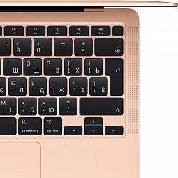 Apple MacBook Air 13" Late 2020 (Apple M1/13.3"/2560x1600/8GB/256GB SSD/DVD нет/Apple graphics 7-core/Wi-Fi/macOS), золотой MGND3RU/A - фото 3
