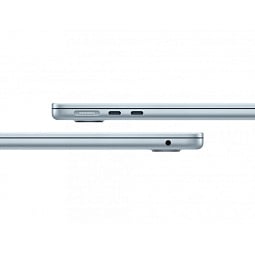 13.6" Ноутбук Apple MacBook Air 13 2025 2560x1664, Apple M4, RAM 16 ГБ, SSD 256 ГБ, 10C CPU/8C GPU, macOS, Sky Blue (Z1H70002T) - фото 6