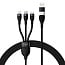 Кабель Baseus USB-А - Lightning/microUSB/USB-C 100W, 1.2 м, черный (P10320105221-00) - фото 5