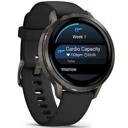 Умные часы Garmin Venu 4 41mm Slate with Black Silicone Band (010-03013-02) - фото 3