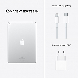 Apple iPad (2021) 64Gb Wi-Fi Серебристый EU - фото 4