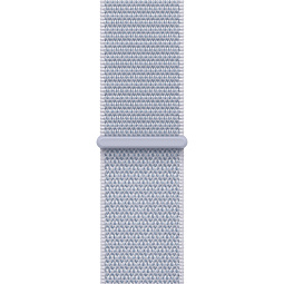 Apple Watch SE 2024 GPS 44mm Aluminium Case with Sport Loop, Silver/Blue Cloud (Серебристый/дымчато-голубой), MXET3 - фото 3