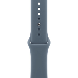 Apple Watch Series 11 42mm GRS Aluminum Case with Sport Band S/M, Space Gray/Anchor Blue, MEW14 - фото 3