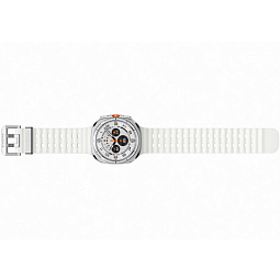Умные часы Samsung Galaxy Watch Ultra 2025 47mm LTE Titanium White White Band, белый - фото 5