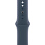 Apple Watch SE 2023 GPS 40mm Aluminum Case with Sport Band M/L, Silver/Storm Blue (Серебристый/синий), MRE23 - фото 11