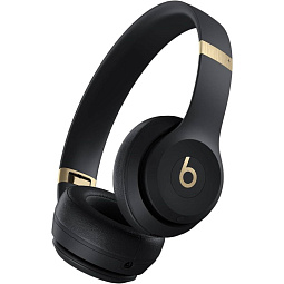 Беспроводные наушники Beats Solo 4 Wireless Matte Black/Gold (Черный/золотой) - фото 1