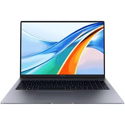 Ноутбук Honor MagicBook X16 Plus,AMD Ryzen 7 8845HS, AMD Radeon 780M,16ГБ, SSD 512ГБ, Windows 11 Home, серый (5301AJPD) - фото 3
