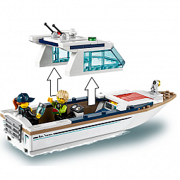 Конструктор LEGO City 60221 Яхта для дайвинга - фото 6