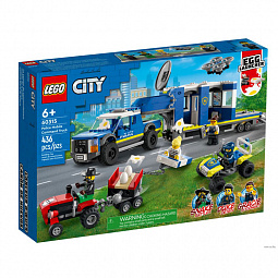 Конструктор LEGO City Police 60315 Полицейский мобильный командный трейлер - фото 9