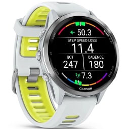 Умные часы Garmin Forerunner 970 Titanium Whitestone/Translucent Amp Yellow (010-02969-11) - фото 3