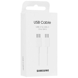 Кабель Samsung  Type-C to Type-C 1.8м ,5A,белый - фото 3