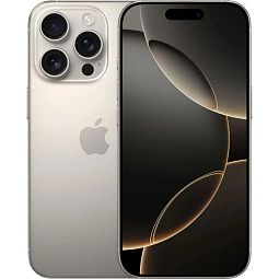 Apple iPhone 16 Pro 128GB, Natural Titanium (eSIM) - фото 1