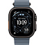 Apple Watch Ultra 3 (2025) 49mm Black Titanium Case with Anchor Blue Ocean Band - фото 5