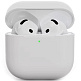Чехол для AirPods 4 силиконовый белый