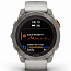 Умные часы Garmin FENIX 7 PRO Sapphire Solar, титановый серый с серо-оранжевым ремешком (010-02777-21) - фото 8