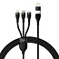 Кабель Baseus USB-C - Lightning/microUSB/USB-C 100W, 3.5 A, 1.5 м, черный (P103118000112-00) - фото 5