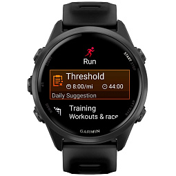 Умные часы Garmin Forerunner 570 42mm Slate Grey Aluminium with Translucent Black/Black Band (010-02970-40) - фото 2