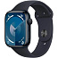 Apple Watch Series 9 GPS 41mm Aluminum Case with Sport Band M/L, Midnight (Тёмная ночь), MR8X3LW/A - фото 6