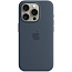 Чехол-накладка iPhone 15 Pro Silicone Case with MagSafe - Storm Blue (MT1D3) - фото 7