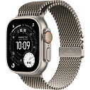Фото - Apple Watch Ultra 3 (2025) 49mm Natural Titanium Case with Natural Titanium Milanese Loop L, MF0E4