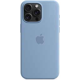 Чехол-накладка iPhone 15 Pro Max Silicone Case with MagSafe - Winter Blue (MT1Y3) - фото 2