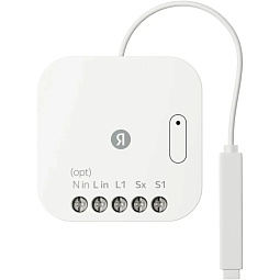 Умное реле Яндекс с Zigbee, одноканальное, YNDX-00537 - фото 1