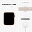 Apple Watch SE GPS + Cellular 40mm Gold Aluminum Case with Starlight Sport Band (Золотистый/сияющая звезда), (MKQN3) - фото 8