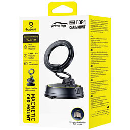 Автомобильный магнитный держатель OS-Baseus PrimeTrip VC2 Flex Magnetic Car Mount Suction Cup Versio Чёрный (C0013803) - фото 3