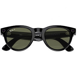 Умные очки Ray-Ban Meta Headliner Shiny Black G15 Green, 150 - 51 Size - фото 5