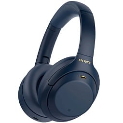 Беспроводные наушники Sony WH-1000XM4, темно-синие - фото 2