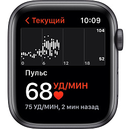 Apple Watch SE GPS + Cellular 44mm Space Gray Aluminum Case with with Midnight Sport Band (Серый космос/тёмная ночь) (MKRR3) - фото 3