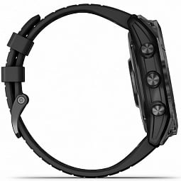 Умные часы Garmin FENIX 7X PRO Sapphire Solar Edition, титановый угольно-серый корпус с черным ремешком (010-02778-11) - фото 5