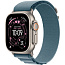 Apple Watch Ultra 3 (2025) 49mm Natural Titanium Case with Light Blue Alpine Loop M, MEWM4 - фото 4