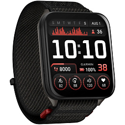 Умные часы Garmin Venu X1 Black with Slate Titanium Caseback and Black ComfortFit Nylon Band (010-02980-02) - фото 3